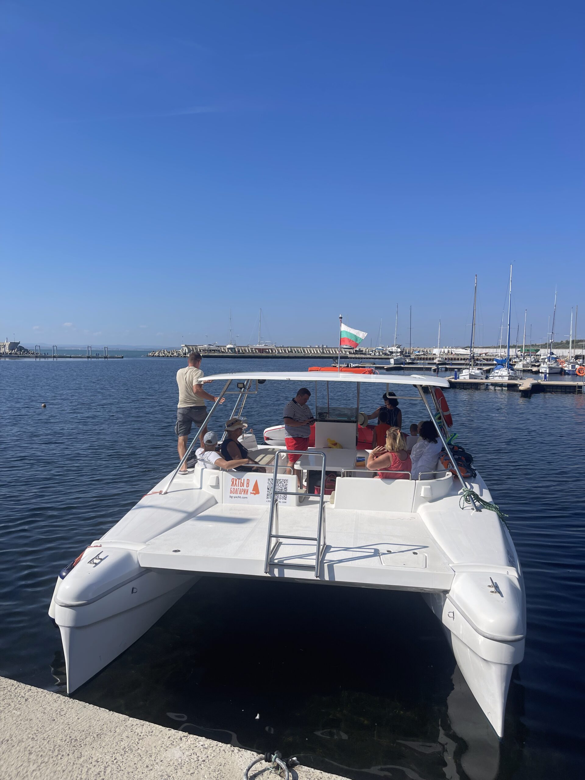 Motor catamaran Burgas Bulgaria